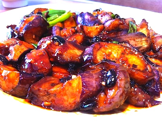 Black Bean Sauce with Chinese Eggplant