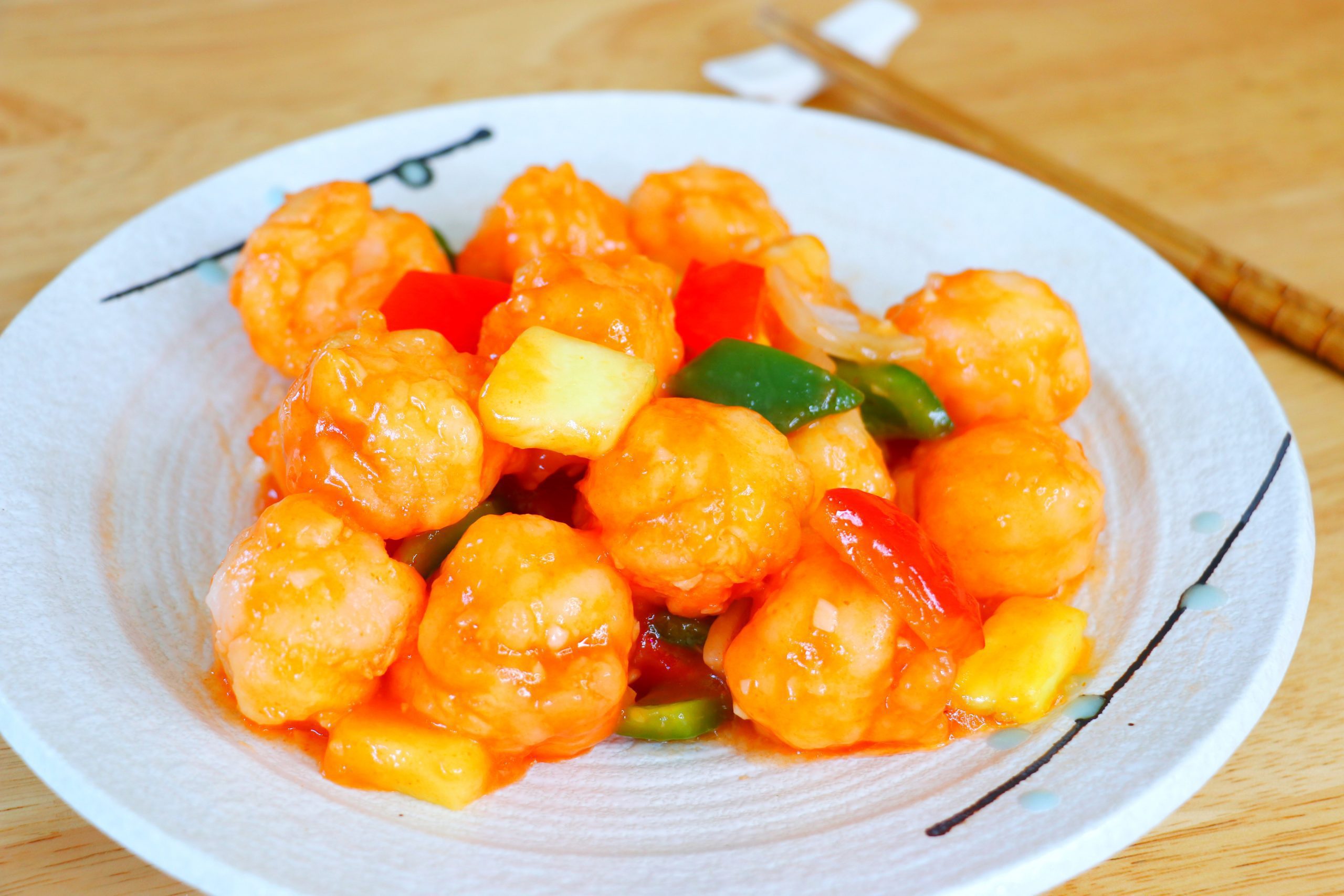 Sweet and Sour Breaded Shrimps